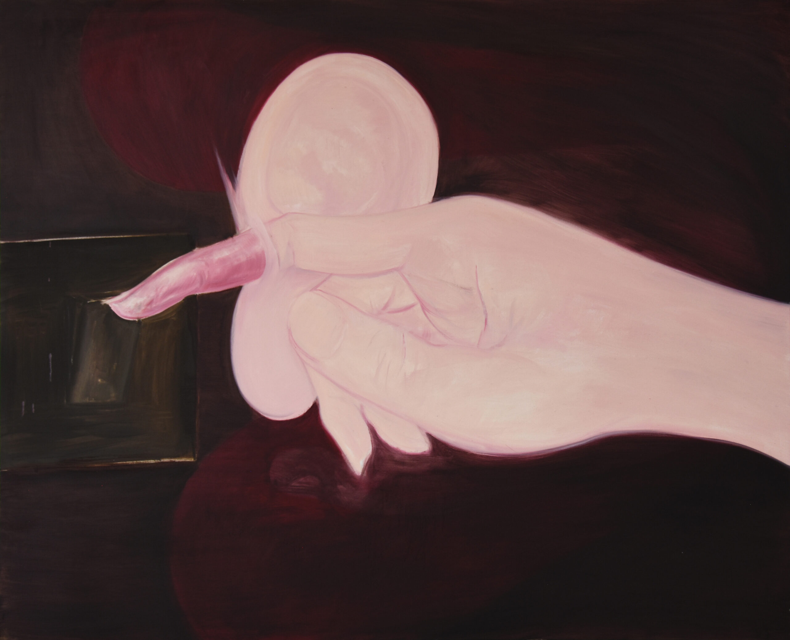 Incidental information,130 x 160 cm, oil on canvas,2022