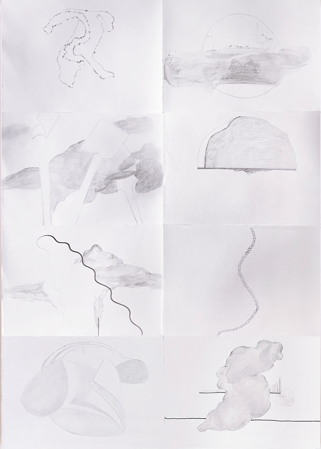 Study of Drifting Clouds, from Johan Dahl 1835 拷贝