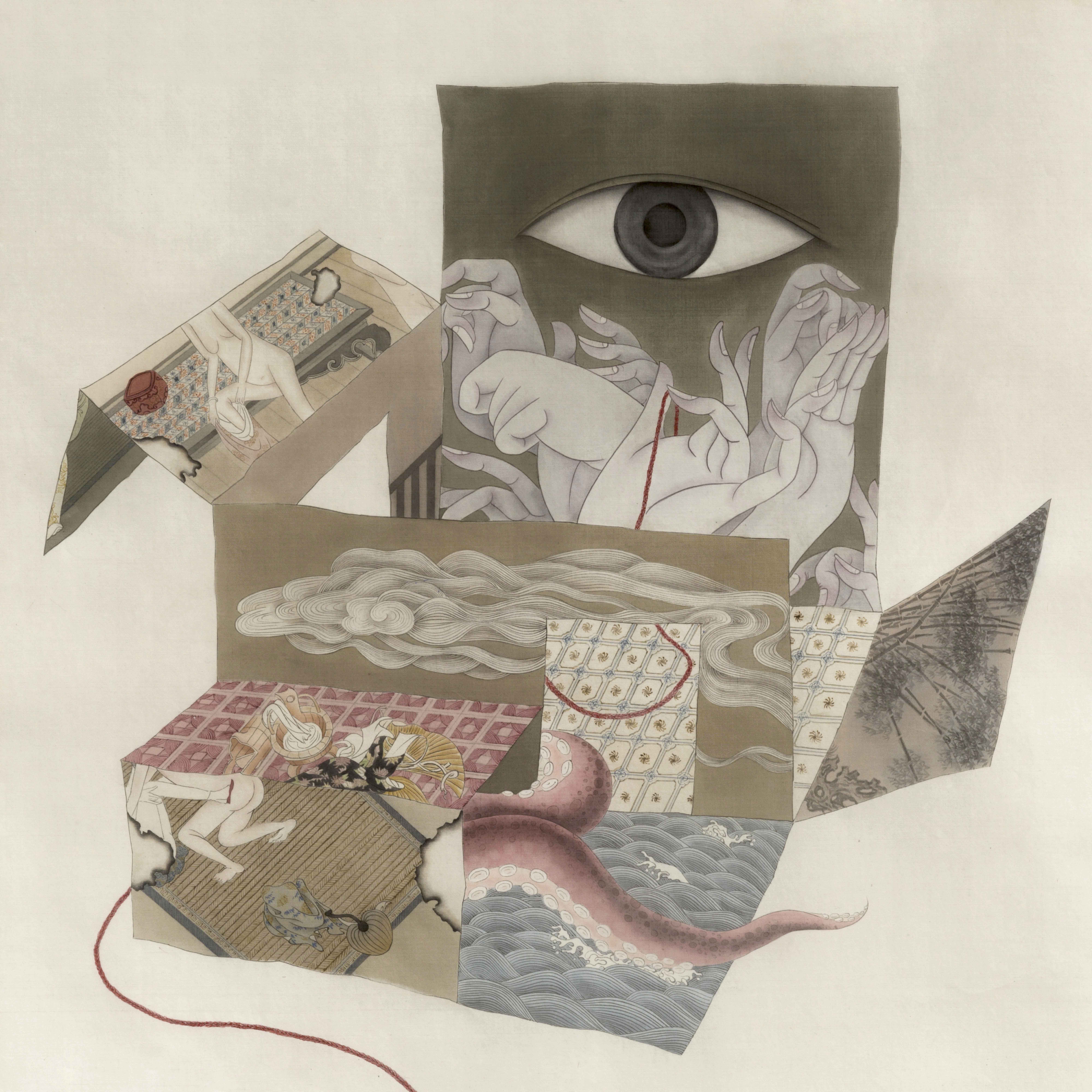 《窥之三》59×59 绢本设色 2019